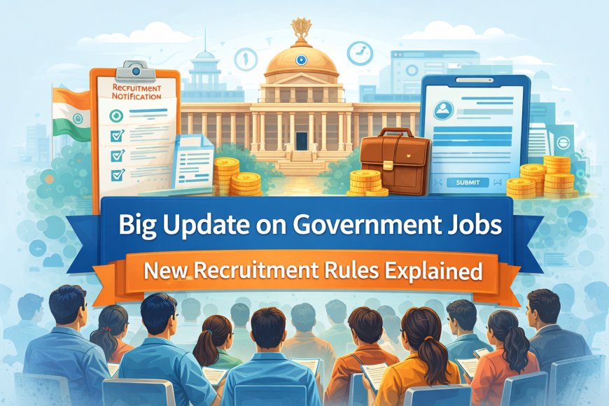 Big Update on Government Jobs: New Recruitment Rules Explained